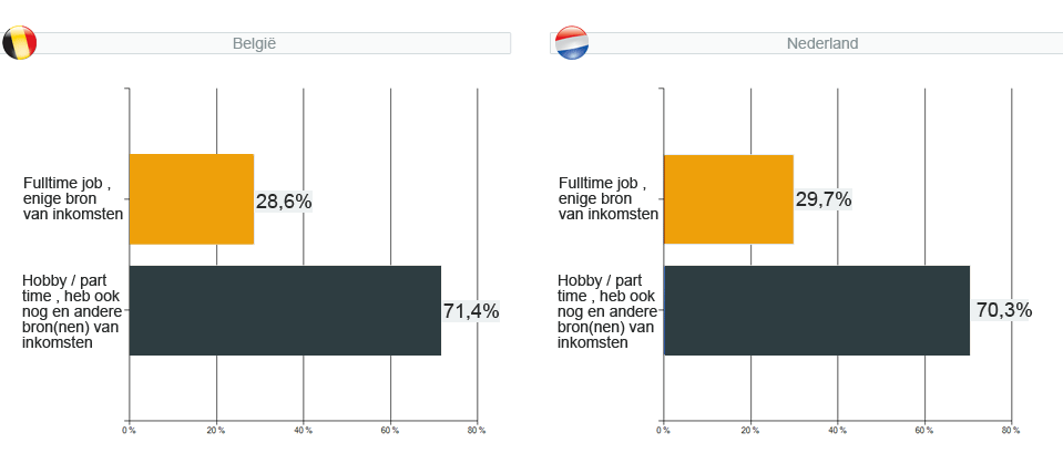 webshopenquête 2011 - vraag 2 : Is het runnen van je webshop een fultime job ?